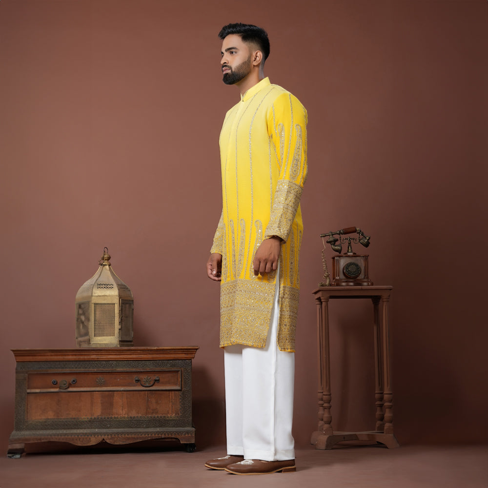 Haldi Royale Kurta