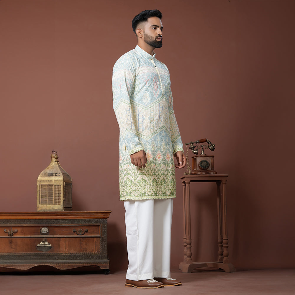 Pastel Heritage Kurta