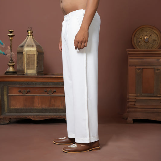 Classic White Loose Pant