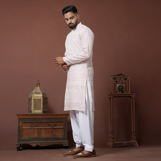 Blush Heritage Kurta
