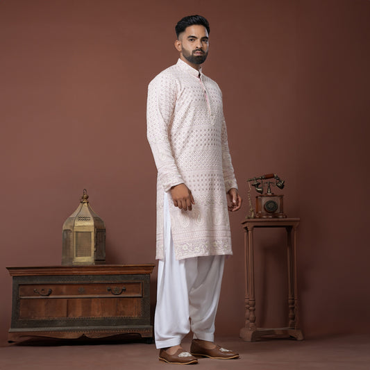 Blush Heritage Kurta