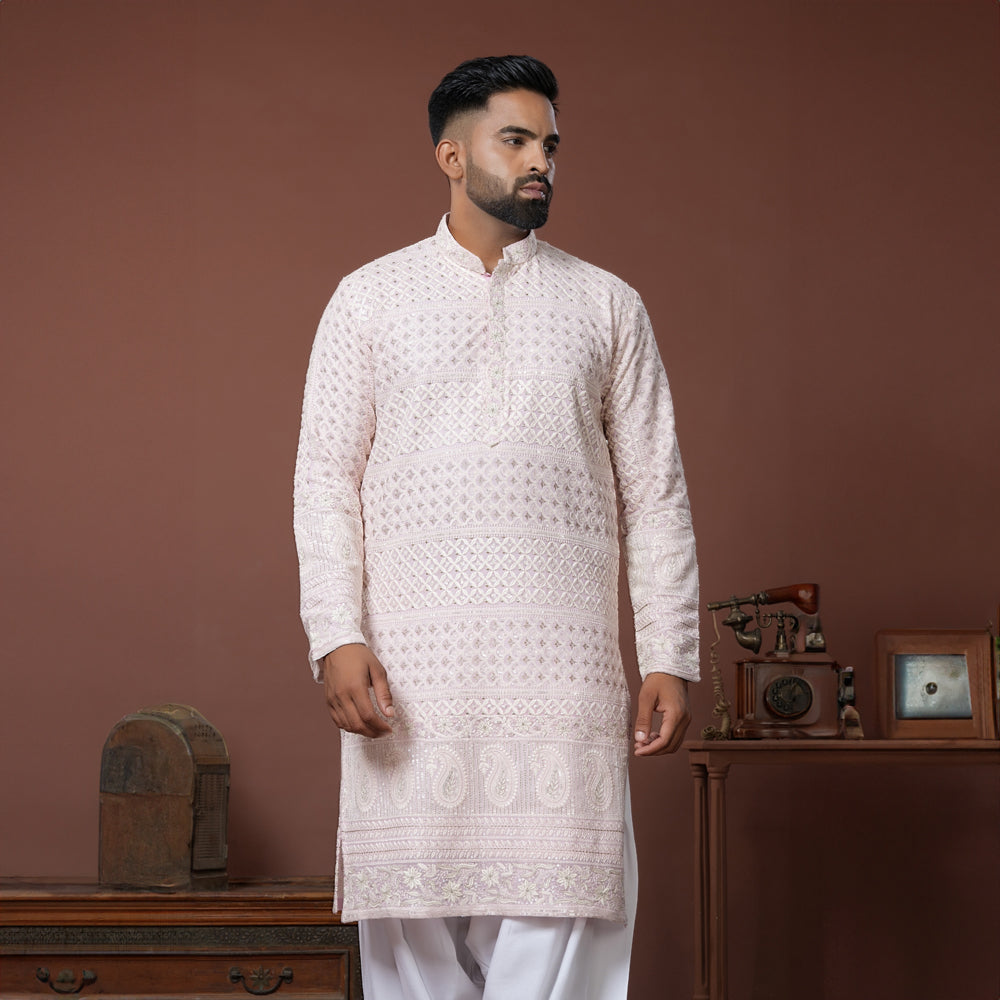 Blush Heritage Kurta