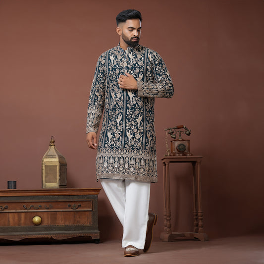Noir Garden Kurta