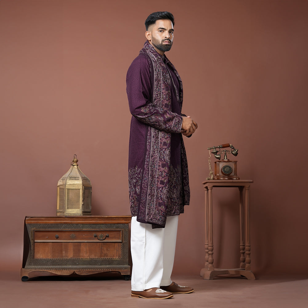 Royal Plum Kurta Set