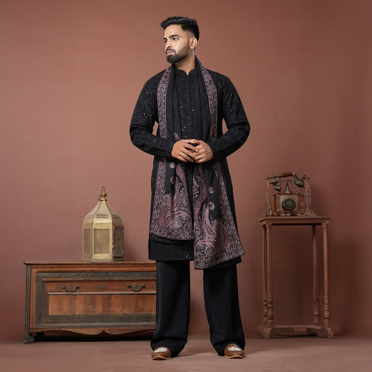 Noir Élite Kurta Set