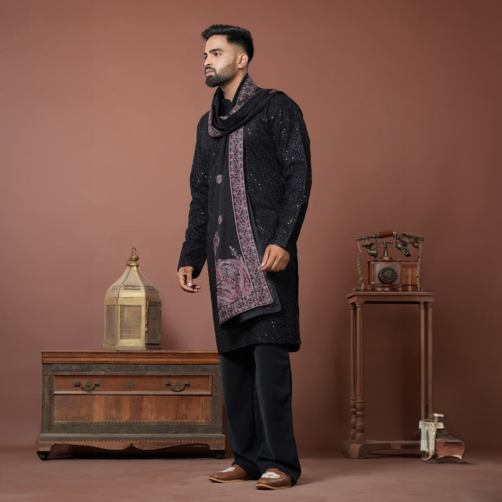 Noir Élite Kurta Set